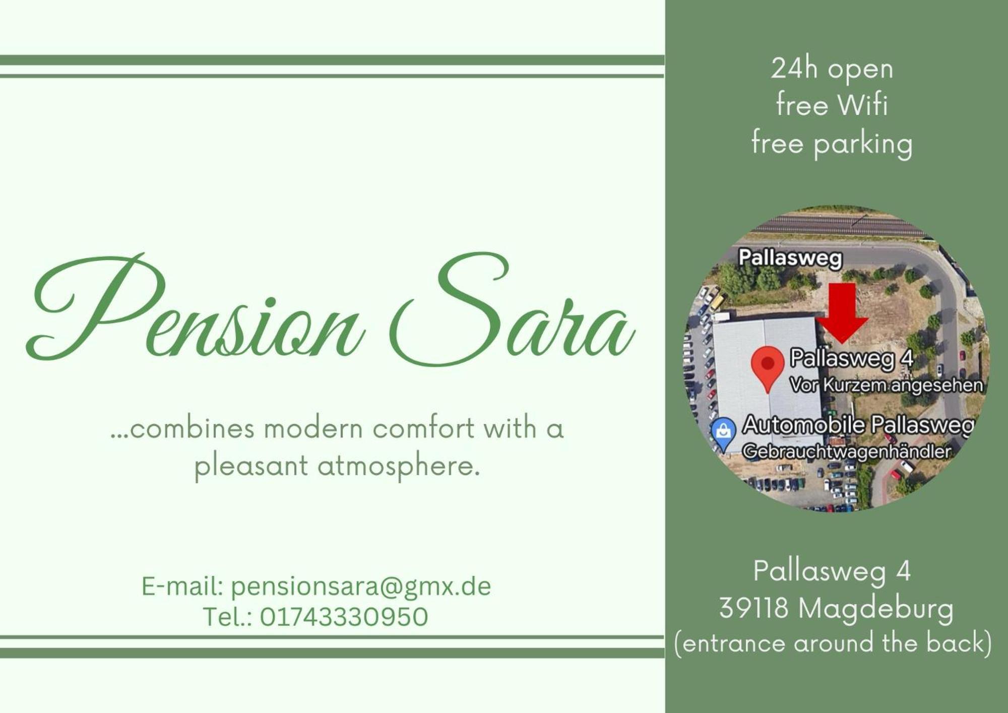 Pension Sara Magdeburgo Exterior foto